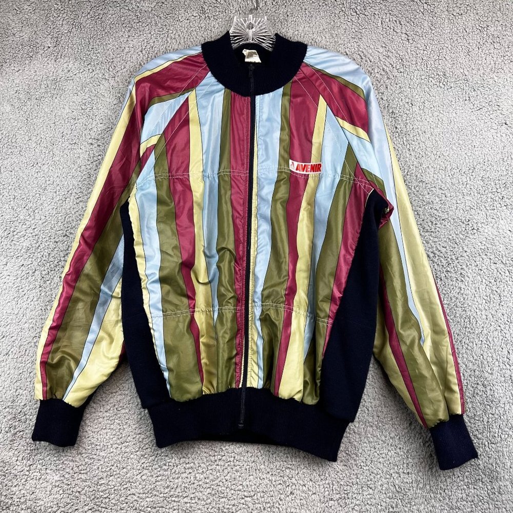 Sergal Italy Bicycle Colorblock Jacket Size 3 Medium Bike Cycling